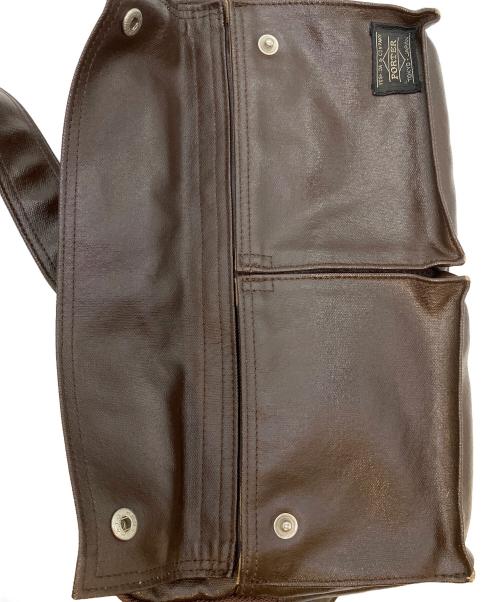 PORTER（ポーター）PORTER (ポーター) フリースタイル　ウエストバッグ ブラウンの古着・服飾アイテム