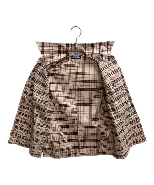 BURBERRY BLUE LABEL（バーバリー ブルー レーベル）BURBERRY BLUE LABEL (バーバリー ブルー レーベル) ノバチェックシャツ 長袖シャツ ピンク×ブラウン サイズ:SIZE 38の古着・服飾アイテム
