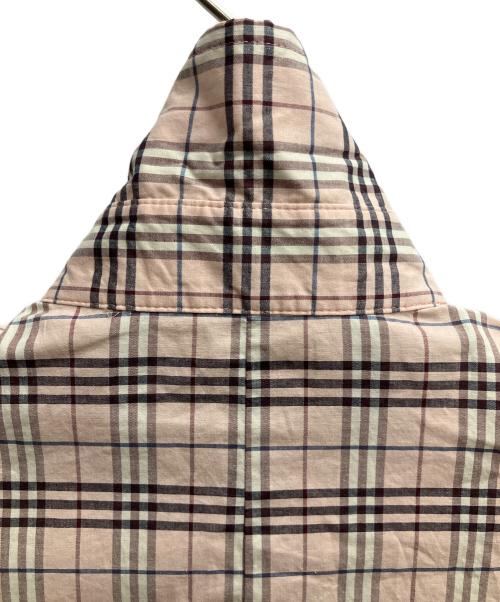 BURBERRY BLUE LABEL（バーバリー ブルー レーベル）BURBERRY BLUE LABEL (バーバリー ブルー レーベル) ノバチェックシャツ 長袖シャツ ピンク×ブラウン サイズ:SIZE 38の古着・服飾アイテム