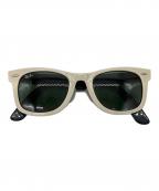 RAY-BANレイバン）の古着「Wayfarer サングラス」｜ホワイト×ブラック