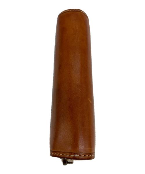 HUNTING WORLD（ハンティングワールド）HUNTING WORLD (ハンティングワールド) バチューサーパス モンタナ 2つ折り財布 ブラック×ブラウンの古着・服飾アイテム