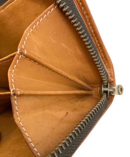 HUNTING WORLD（ハンティングワールド）HUNTING WORLD (ハンティングワールド) バチューサーパス モンタナ 2つ折り財布 ブラック×ブラウンの古着・服飾アイテム