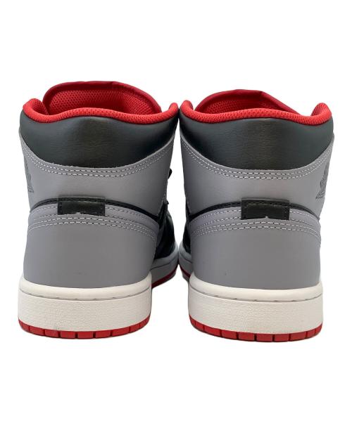NIKE（ナイキ）NIKE (ナイキ) Air Jordan 1 Mid ハイカットスニーカー グレー×ブラック サイズ:SIZE 26.5cmの古着・服飾アイテム