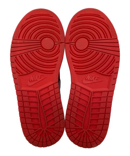 NIKE（ナイキ）NIKE (ナイキ) Air Jordan 1 Mid ハイカットスニーカー グレー×ブラック サイズ:SIZE 26.5cmの古着・服飾アイテム