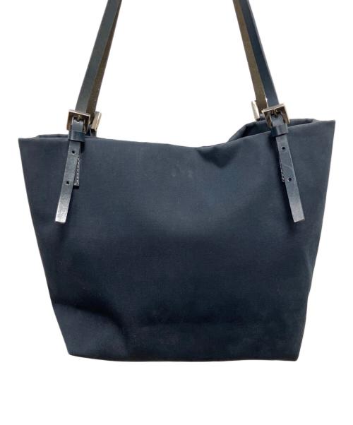 FENDI（フェンディ）FENDI (フェンディ) マーブルプレートトートバッグ ネイビーの古着・服飾アイテム