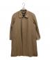 LANVIN（ランバン）の古着「ライナー付コート」｜ブラウン