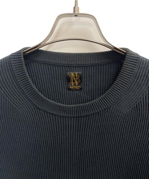 BATONER（バトナ―）BATONER (バトナ―) フォームアップコットンクルー グリーン サイズ:SIZE Mの古着・服飾アイテム