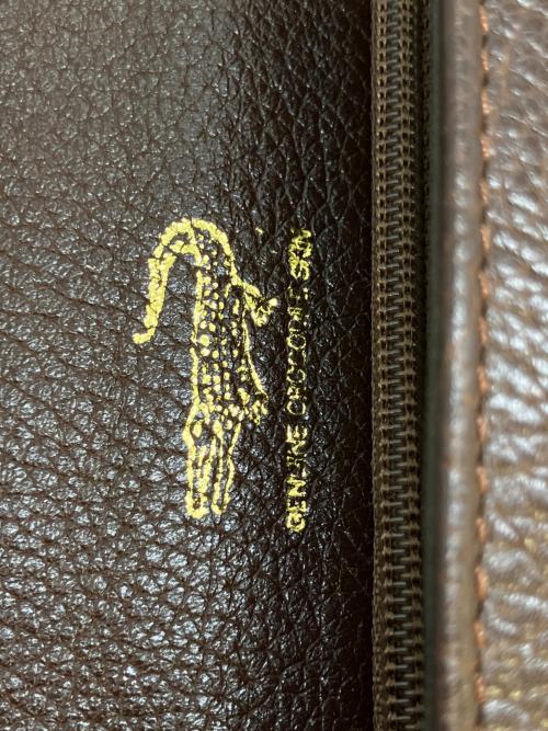 SANKYO（サンキョー）SANKYO (サンキョー) クロコ（カイマン）メンズバッグ7545 ビジネスバッグの古着・服飾アイテム