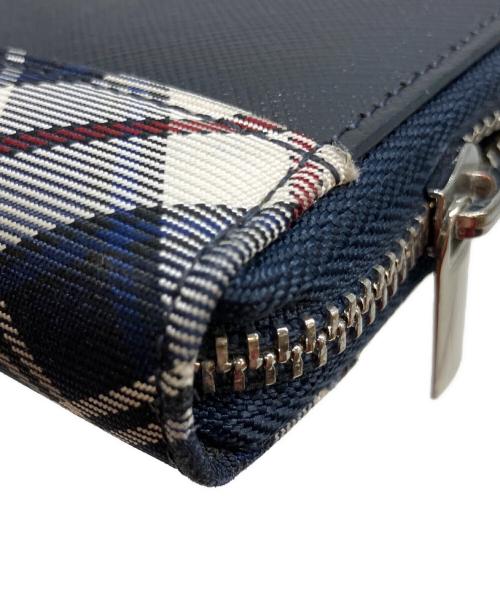 NEWYORKER（ニューヨーカー）NEWYORKER (ニューヨーカー) 長財布 ネイビーの古着・服飾アイテム