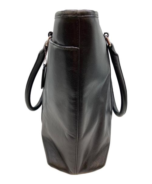 COACH（コーチ）COACH (コーチ) Perry Business Tote In Smooth Leather　2WAYトートバッグ ブラックの古着・服飾アイテム