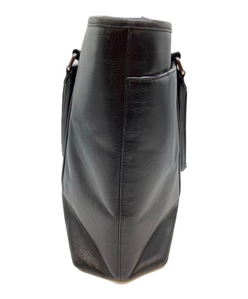 COACH（コーチ）COACH (コーチ) Perry Business Tote In Smooth Leather　2WAYトートバッグ ブラックの古着・服飾アイテム