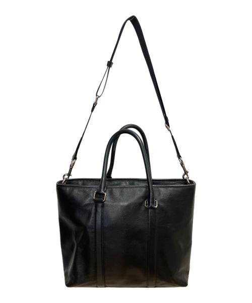 COACH（コーチ）COACH (コーチ) Perry Business Tote In Smooth Leather　2WAYトートバッグ ブラックの古着・服飾アイテム