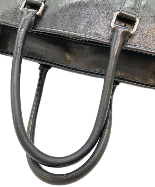 COACH（コーチ）COACH (コーチ) Perry Business Tote In Smooth Leather　2WAYトートバッグ ブラックの古着・服飾アイテム