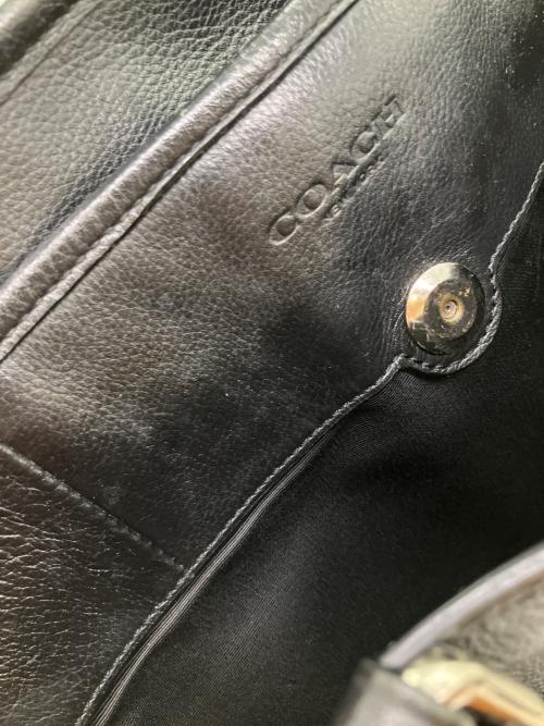 COACH（コーチ）COACH (コーチ) Perry Business Tote In Smooth Leather　2WAYトートバッグ ブラックの古着・服飾アイテム