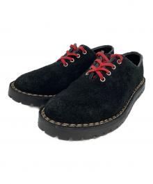 COMME des GARCONS HOMME（コムデギャルソン オム）の古着「スウェードシューズ」｜ブラック