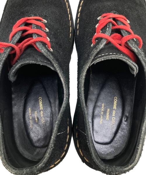 COMME des GARCONS HOMME（コムデギャルソン オム）COMME des GARCONS HOMME (コムデギャルソン オム) スウェードシューズ ブラック サイズ:SIZE 24.5cmの古着・服飾アイテム