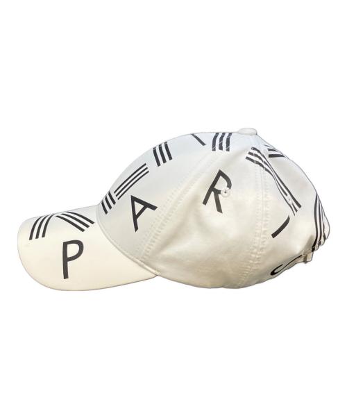 KENZO（ケンゾー）KENZO (ケンゾー) ロゴプリントキャップ ホワイト サイズ:SIZE U/ONE SIZE FITS ALLの古着・服飾アイテム