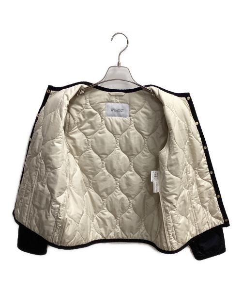 MACKINTOSH PHILOSOPHY（マッキントッシュ フィロソフィー）MACKINTOSH PHILOSOPHY (マッキントッシュ フィロソフィー) ノーカラーキルティングジャケット 中綿ジャケット ネイビー サイズ:SIZE Mの古着・服飾アイテム