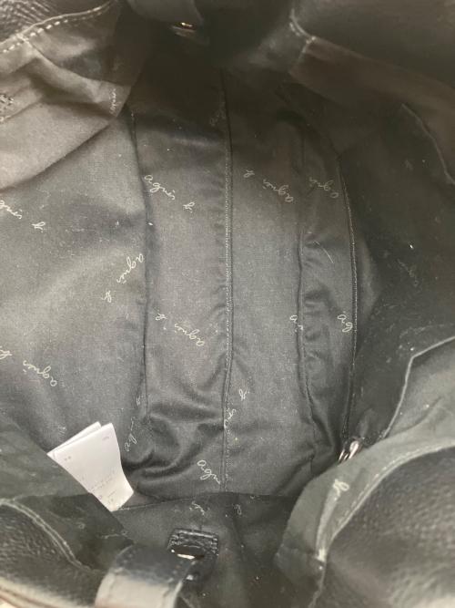 agnes b voyage（アニエスベーボヤージュ）agnes b voyage (アニエスベーボヤージュ) ハンドバッグ ブラックの古着・服飾アイテム