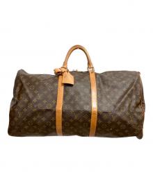 LOUIS VUITTON（ルイ ヴィトン）の古着「モノグラム キーポル60 トラベルバッグ」｜ブラウン