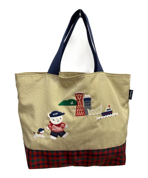 familiar（ファミリア）familiar (ファミリア) BEAMS JAPAN (ビームスジャパン) トートバッグ ベージュの古着・服飾アイテム