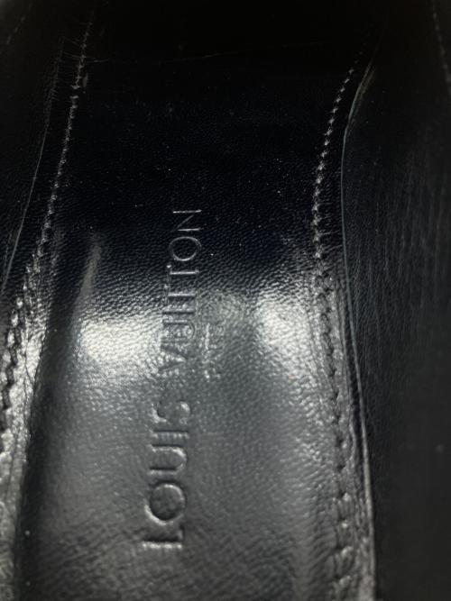 LOUIS VUITTON（ルイ ヴィトン）LOUIS VUITTON (ルイ ヴィトン) ダミエ コインローファー レザーシューズ ブラック サイズ:SIZE 8の古着・服飾アイテム