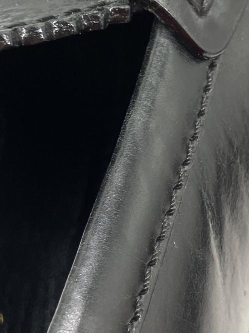 LOUIS VUITTON（ルイ ヴィトン）LOUIS VUITTON (ルイ ヴィトン) ダミエ コインローファー レザーシューズ ブラック サイズ:SIZE 8の古着・服飾アイテム