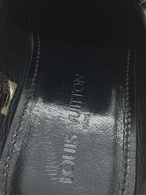 LOUIS VUITTON（ルイ ヴィトン）LOUIS VUITTON (ルイ ヴィトン) ダミエ コインローファー レザーシューズ ブラック サイズ:SIZE 8の古着・服飾アイテム