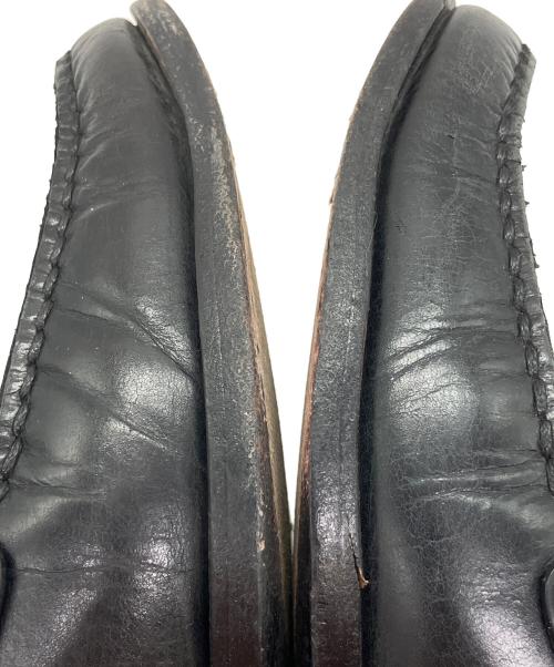 LOUIS VUITTON（ルイ ヴィトン）LOUIS VUITTON (ルイ ヴィトン) ダミエ コインローファー レザーシューズ ブラック サイズ:SIZE 8の古着・服飾アイテム