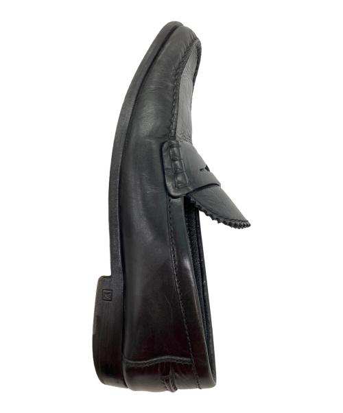 LOUIS VUITTON（ルイ ヴィトン）LOUIS VUITTON (ルイ ヴィトン) ダミエ コインローファー レザーシューズ ブラック サイズ:SIZE 8の古着・服飾アイテム