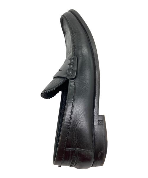 LOUIS VUITTON（ルイ ヴィトン）LOUIS VUITTON (ルイ ヴィトン) ダミエ コインローファー レザーシューズ ブラック サイズ:SIZE 8の古着・服飾アイテム