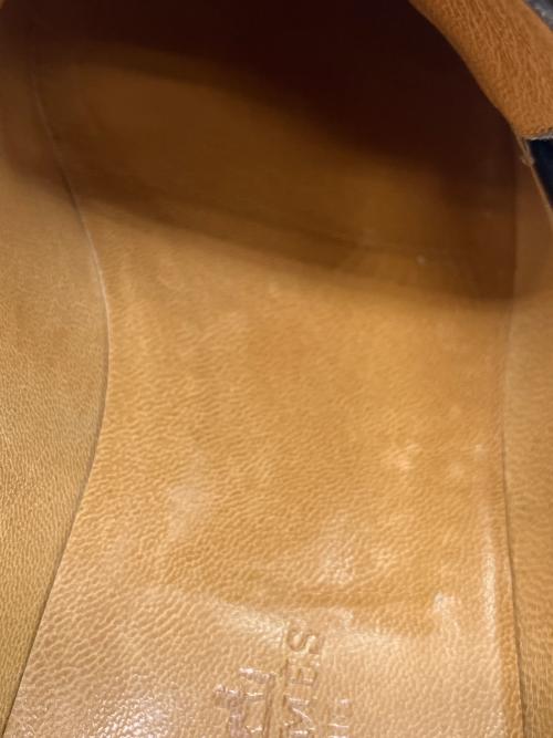 HERMES（エルメス）HERMES (エルメス) MOCASSIN SACHA VEAU ETRIVIERE BCLE PALL BROSSEE SEM GOMME ローファー ブラック サイズ:SIZE 42の古着・服飾アイテム