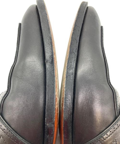 HERMES（エルメス）HERMES (エルメス) MOCASSIN SACHA VEAU ETRIVIERE BCLE PALL BROSSEE SEM GOMME ローファー ブラック サイズ:SIZE 42の古着・服飾アイテム