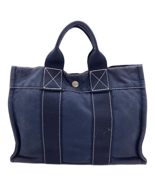 HERMES（エルメス）HERMES (エルメス) ドーヴィルPM ネイビーの古着・服飾アイテム