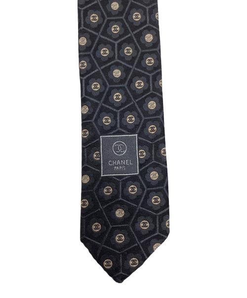 CHANEL（シャネル）CHANEL (シャネル) ネクタイ ブラック サイズ:幅約9cm 未使用品の古着・服飾アイテム