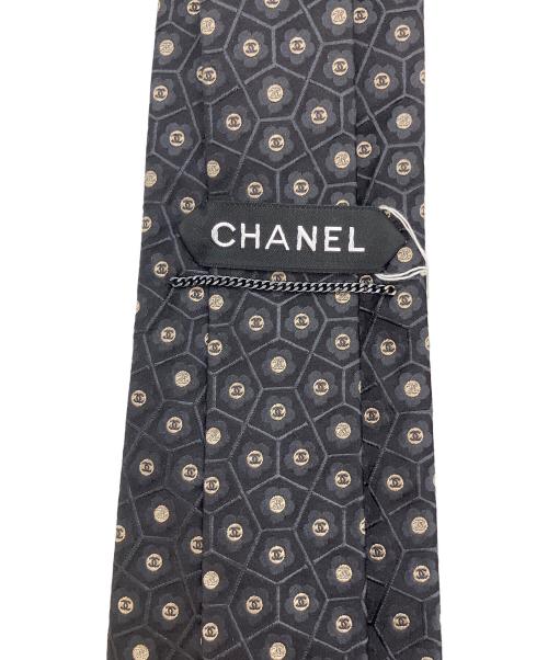 CHANEL（シャネル）CHANEL (シャネル) ネクタイ ブラック サイズ:幅約9cm 未使用品の古着・服飾アイテム