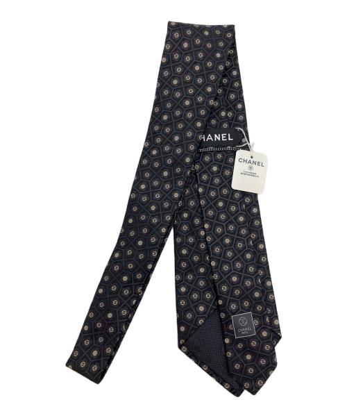 CHANEL（シャネル）CHANEL (シャネル) ネクタイ ブラック サイズ:幅約9cm 未使用品の古着・服飾アイテム
