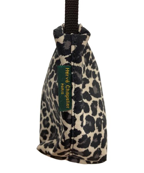 Herve Chapelier（エルベシャプリエ）Herve Chapelier (エルベシャプリエ) 2884N ナイロンスクエアショルダー ショルダーバッグ ブラウンの古着・服飾アイテム