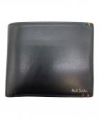 PAUL SMITHポールスミス）の古着「2つ折り財布」｜ブラック