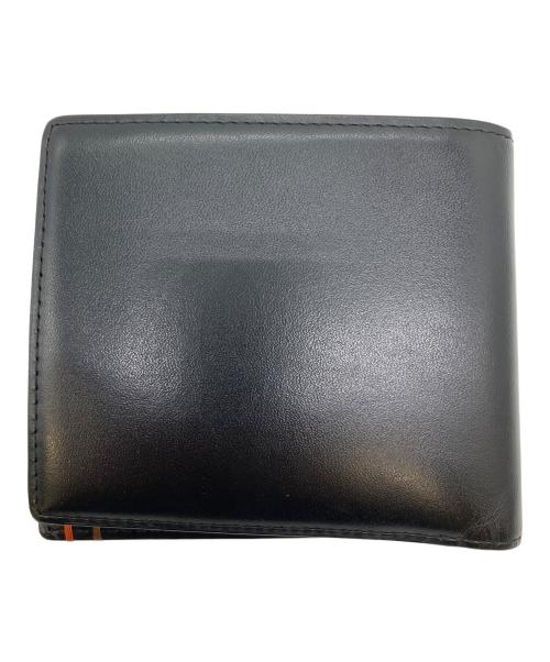 PAUL SMITH（ポールスミス）PAUL SMITH (ポールスミス) 2つ折り財布 ブラックの古着・服飾アイテム