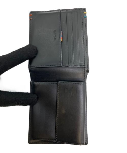 PAUL SMITH（ポールスミス）PAUL SMITH (ポールスミス) 2つ折り財布 ブラックの古着・服飾アイテム