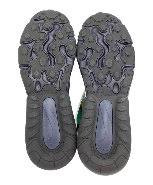 NIKE（ナイキ）NIKE (ナイキ) AIR MAX 270 REACT ローカットスニーカー グリーン サイズ:SIZE 28cm 未使用品の古着・服飾アイテム