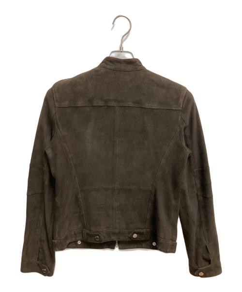 MICHAEL KORS（マイケル・コース）MICHAEL KORS (マイケル・コース) ライダースジャケット ブラウン サイズ:SIZE 4の古着・服飾アイテム