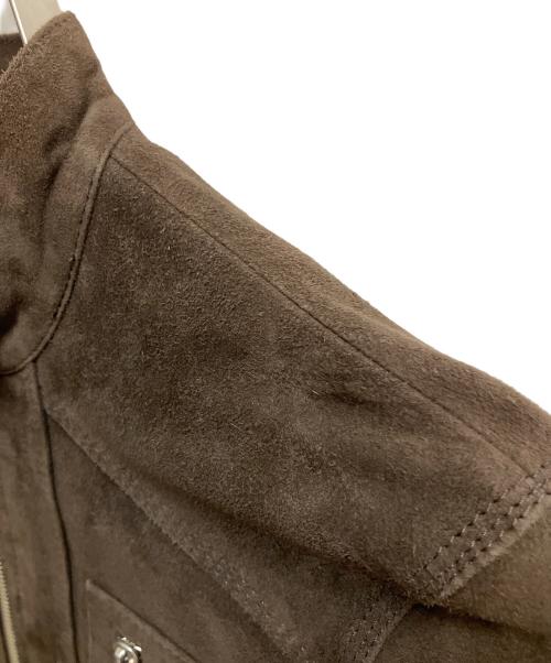 MICHAEL KORS（マイケル・コース）MICHAEL KORS (マイケル・コース) ライダースジャケット ブラウン サイズ:SIZE 4の古着・服飾アイテム