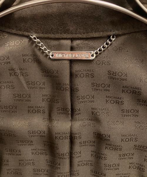 MICHAEL KORS（マイケル・コース）MICHAEL KORS (マイケル・コース) ライダースジャケット ブラウン サイズ:SIZE 4の古着・服飾アイテム