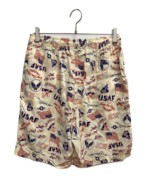 AVIREX（アヴィレックス）AVIREX (アヴィレックス) セットアップアロハ ベージュ サイズ:SIZE XLの古着・服飾アイテム