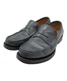 Salvatore Ferragamo（サルヴァトーレ フェラガモ）の古着「コインローファー」｜グレー