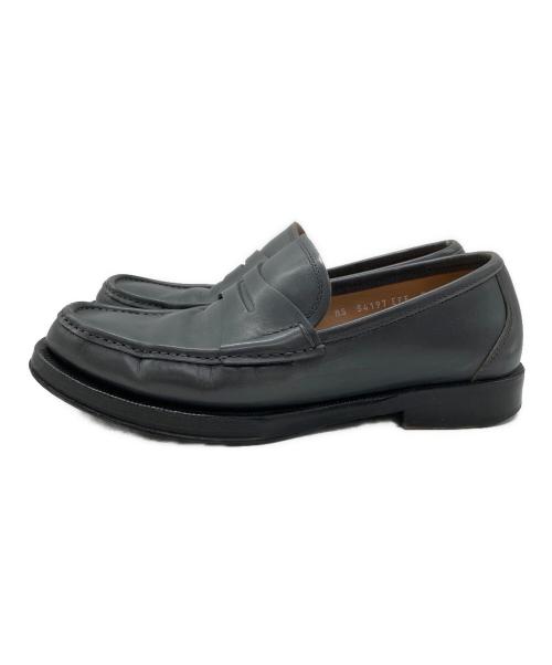 Salvatore Ferragamo（サルヴァトーレ フェラガモ）Salvatore Ferragamo (サルヴァトーレ フェラガモ) コインローファー グレー サイズ:SIZE 7の古着・服飾アイテム