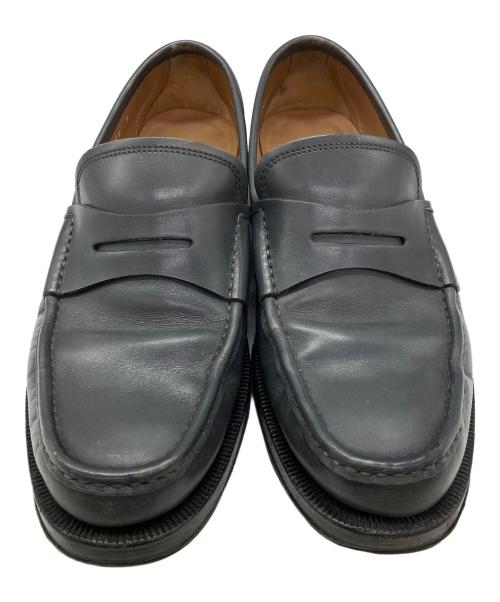 Salvatore Ferragamo（サルヴァトーレ フェラガモ）Salvatore Ferragamo (サルヴァトーレ フェラガモ) コインローファー グレー サイズ:SIZE 7の古着・服飾アイテム
