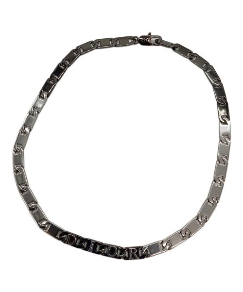 Dior（ディオール）Dior (ディオール) Dior Contrast チェーンリンク ネックレス シルバーの古着・服飾アイテム